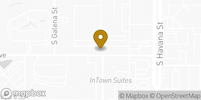 Map showing the location of CubeSmart Self Storage in Aurora, CO 80247