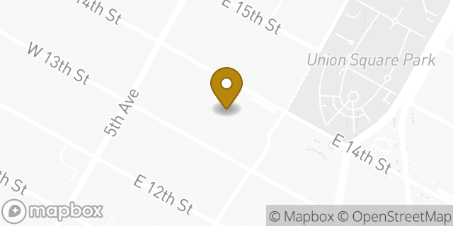 Map showing the location of Kids Foot Locker in New York, NY 10003