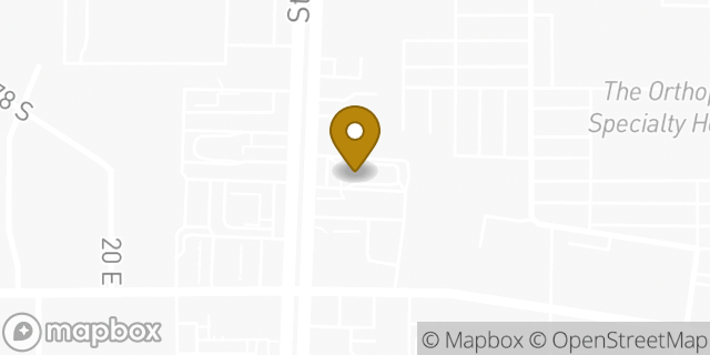 Map showing the location of McDonald's in Murray, UT 84107