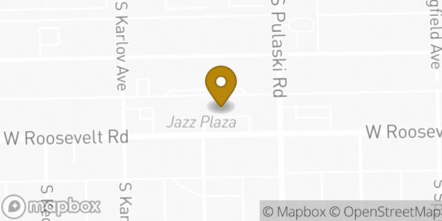 Map showing the location of Subway in Chicago, IL 60624