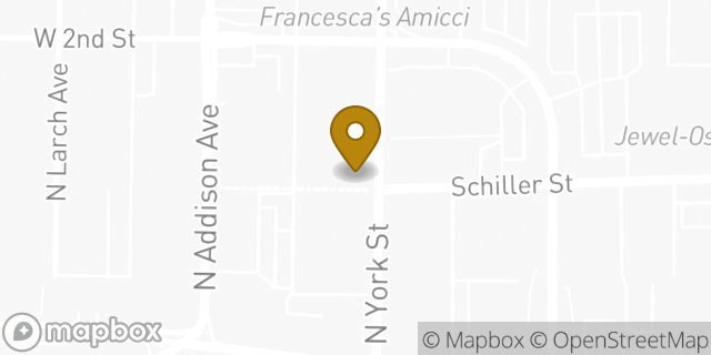 Map showing the location of Citi ATM in Elmhurst, IL