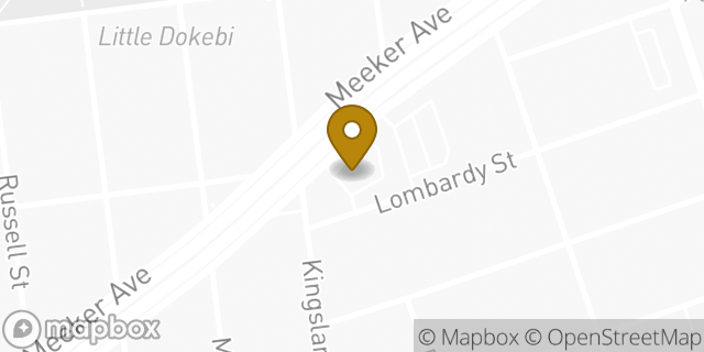 Map showing the location of McDonald's in Brooklyn, NY 11222