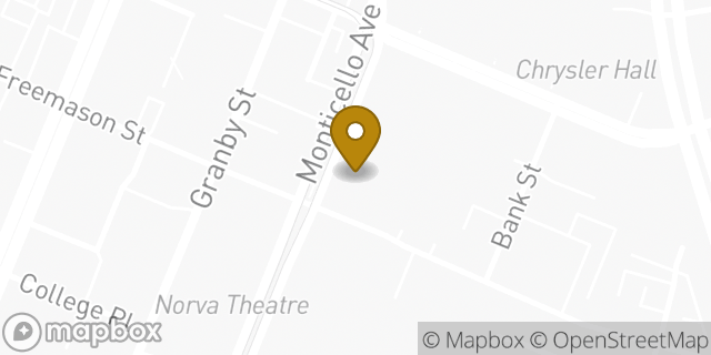 Map showing the location of Amazon Locker - Olav in Norfolk, VA 23510