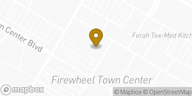 Map showing the location of Starbucks in Garland, TX 75040