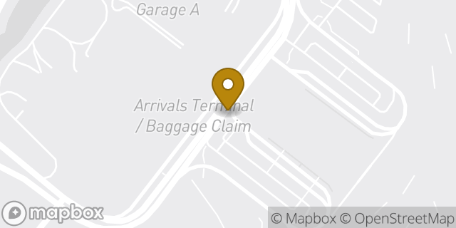 Map showing the location of Norfolk Airport Counter in Norfolk, VA 23518