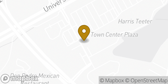 Map showing the location of Dunkin' in Charlotte, NC 28213