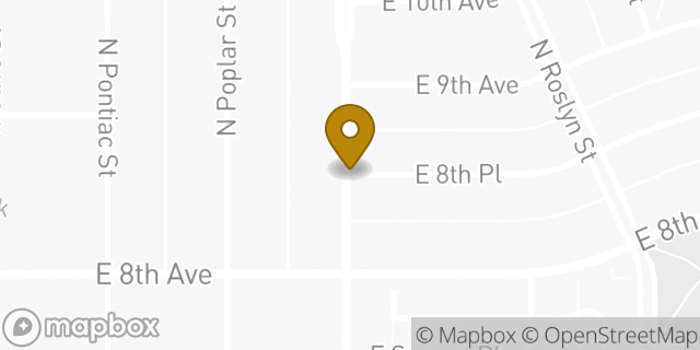 Map showing the location of ATM CVS in Denver, CO 80220