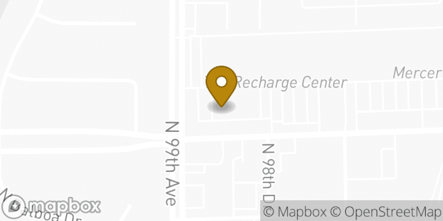 Map showing the location of CVS Pharmacy in Peoria, AZ 85345