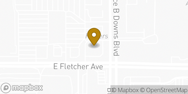 Map showing the location of Walgreens in Tampa, FL 33612