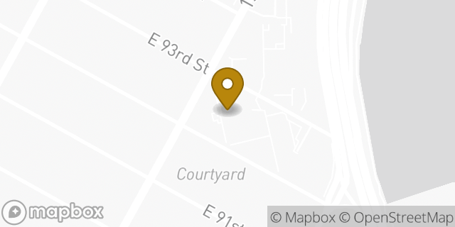 Map showing the location of Amazon Locker - Knoll in New York, NY 10128