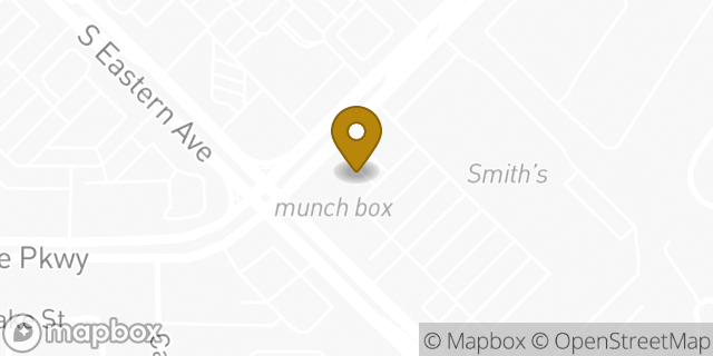 Map showing the location of Subway in Henderson, NV 89052