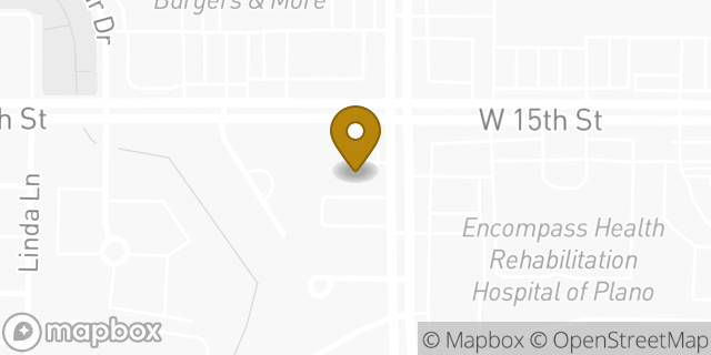 Map showing the location of ATM 7ELEVEN-FCTI in Plano, TX 75075
