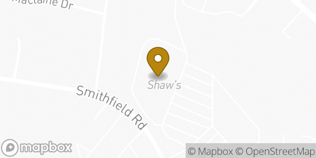 Map showing the location of Starbucks in North Providence, RI 02904
