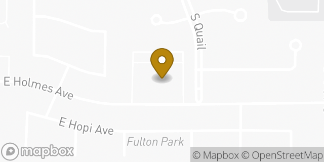 Map showing the location of The Church of Jesus Christ of Latter-day Saints in Mesa, AZ 85206