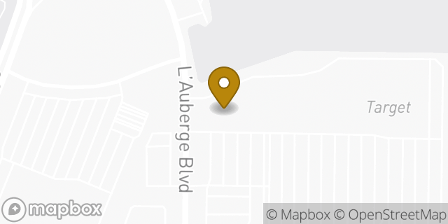 Map showing the location of Buffalo Wild Wings in Lake Charles, LA 70601