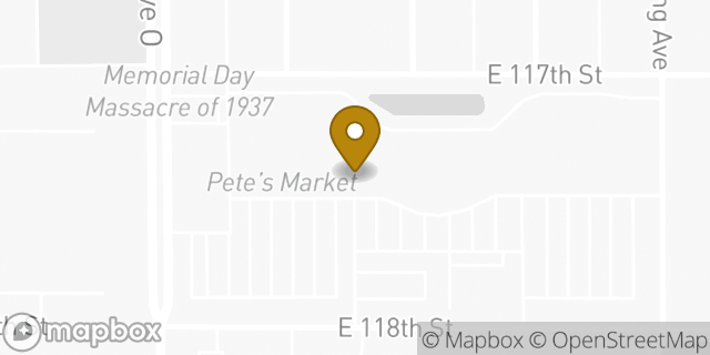 Map showing the location of Planet Fitness in Chicago, IL 60617