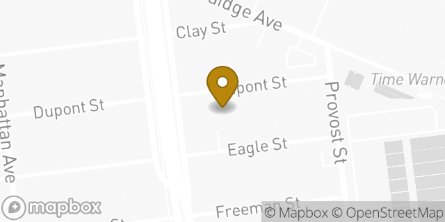 Map showing the location of CrossFit Greenpoint in Greenpoint, NY