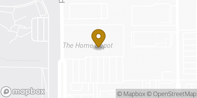 Map showing the location of The Home Depot in Las Vegas, NV 89103