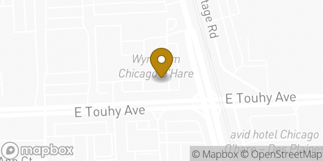 Map showing the location of LongHorn Steakhouse in Des Plaines, IL 60018