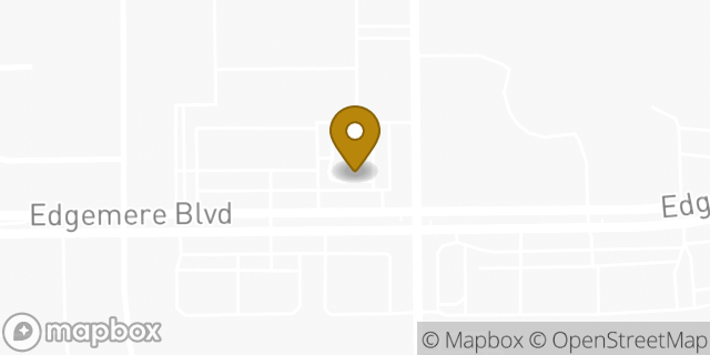 Map showing the location of Dunkin' in El Paso, TX 79938