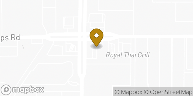 Map showing the location of Whataburger in Mesa, AZ 85201