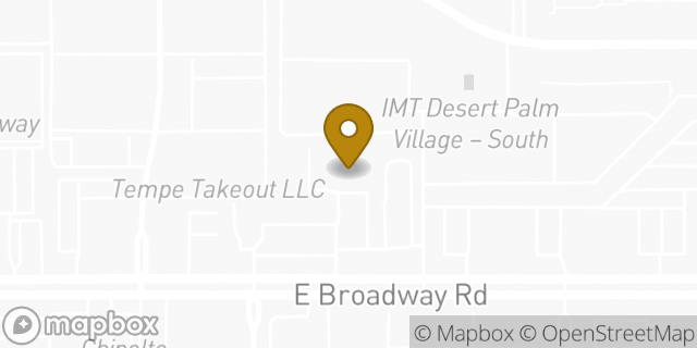 Map showing the location of QuikTrip in Tempe, AZ 85282