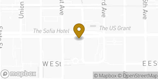 Map showing the location of Citibank ATM in San Diego, CA 92101