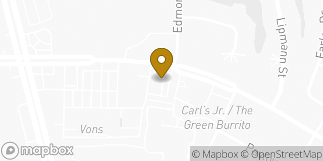 Map showing the location of Chase Bank in San Diego, CA 92122