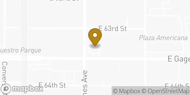 Map showing the location of ATM Oscars Texaco in Los Angeles, CA 90001
