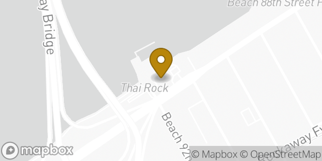 Map showing the location of McDonald's in Rockaway Beach, NY 11693