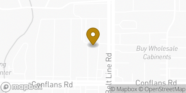 Map showing the location of Subway in Irving, TX 75061