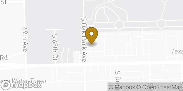 Map showing the location of Starbucks in Oak Lawn, IL 60453