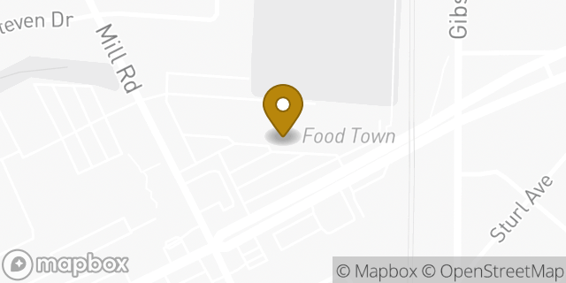 Map showing the location of Starbucks in Hewlett, NY 11557
