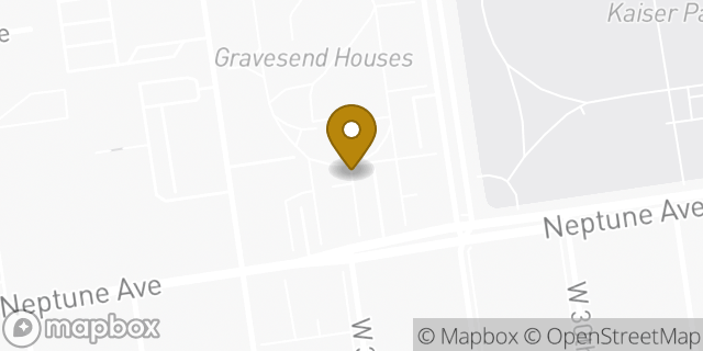 Map showing the location of Amazon Locker - Brandizio in Brooklyn, NY 11224