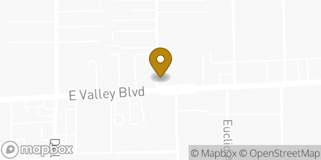 Map showing the location of Starbucks in San Gabriel, CA 91776