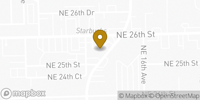 Map showing the location of Amazon Locker - Chuckles in Fort Lauderdale, FL 33305