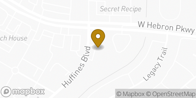Map showing the location of Creek Valley KinderCare in Carrollton, TX 75010