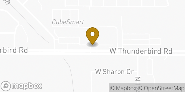 Map showing the location of CubeSmart Self Storage in El Mirage, AZ 85335