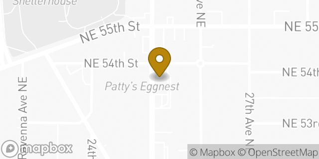 Map showing the location of McDonald's in Seattle, WA 98105