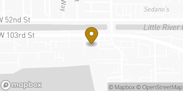 Map showing the location of Amazon Locker - Lazer in Hialeah Gardens, FL 33016