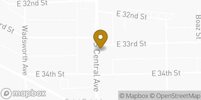 Map showing the location of Subway in Los Angeles, CA 90011