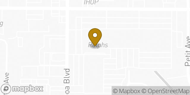 Map showing the location of Baskin-Robbins in Granada Hills, CA 91344