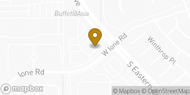 Map showing the location of Panera Bread in Las Vegas, NV 89183