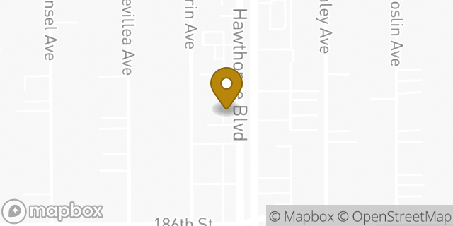 Map showing the location of Hertz in Torrance, CA 90504