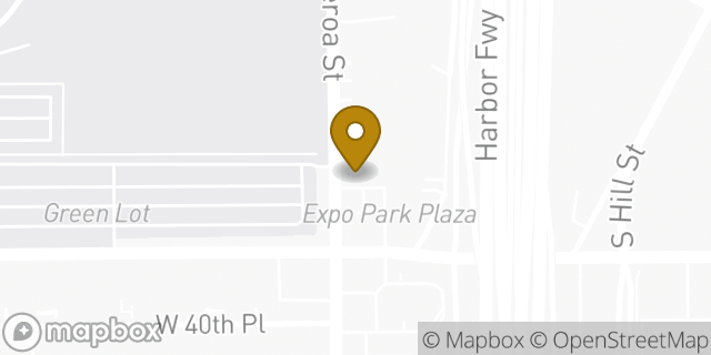 Map showing the location of Subway in Los Angeles, CA 90037