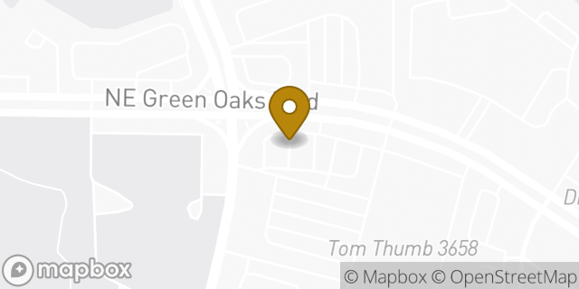 Map showing the location of ATM TomThumb in Arlington, TX