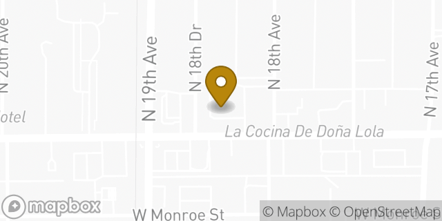 Map showing the location of Chase in Phoenix, AZ 85007