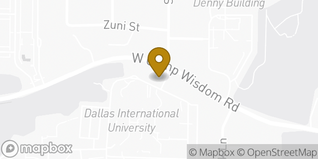 Map showing the location of Amazon Locker - Salesroom in Dallas, TX 75236