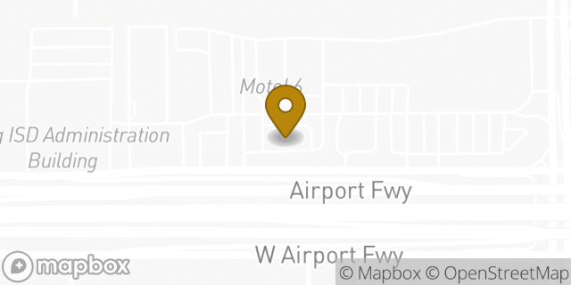 Map showing the location of Whataburger in Irving, TX 75062