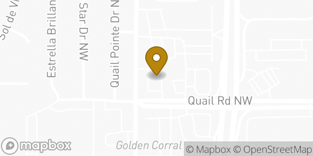 Map showing the location of Sonic Drive In in Albuquerque, NM 87120